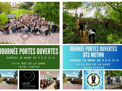 Journée "Portes ouvertes" Lycée et BTS - 2026